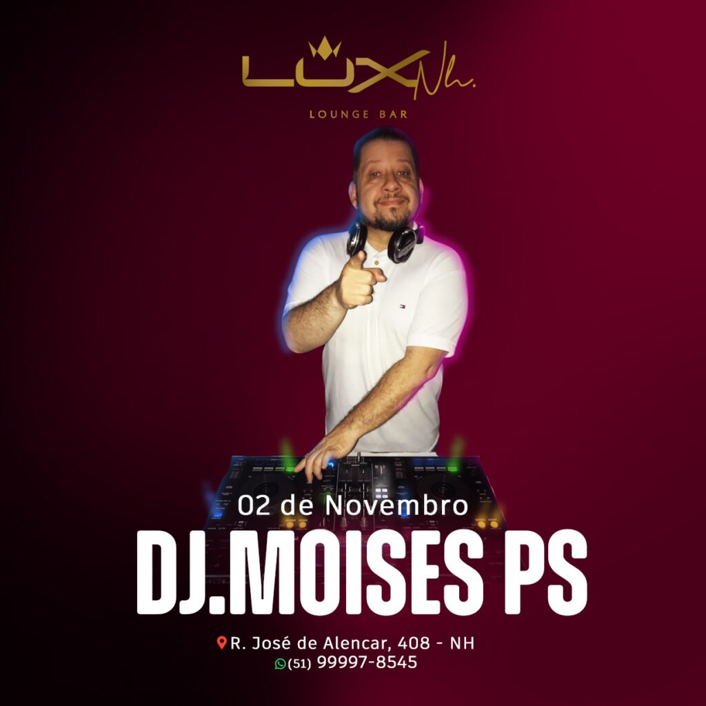 DJ Moises PS é referência em festas liberais e casas noturnas, trazendo uma combinação incomparável de carisma, técnica e repertório variado para garantir noites inesquecíveis.