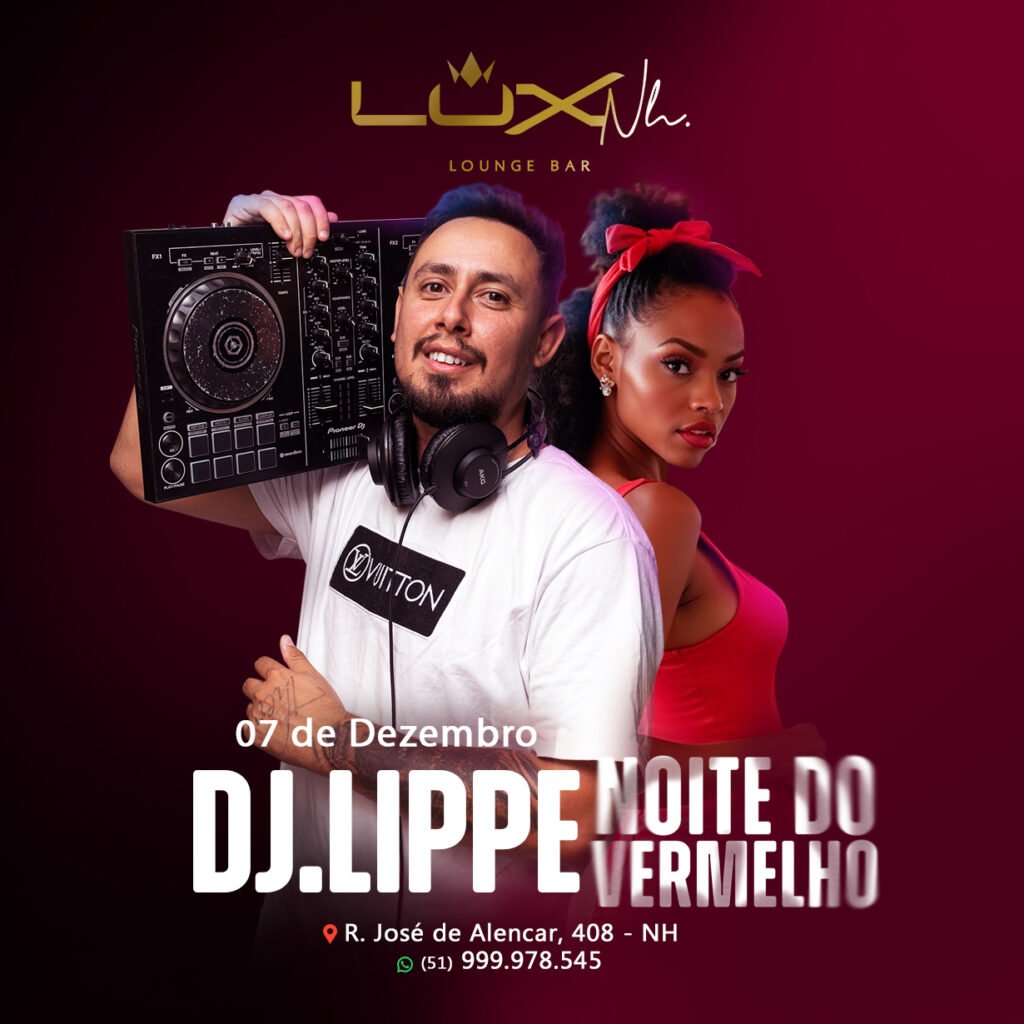 DJ Lippe é um renomado DJ especializado em festas liberais e casas noturnas, com mais de uma década de experiência. Conhecido por seus sets envolventes que mantêm a pista de dança animada, ele mescla gêneros como house e techno com maestria. Sua capacidade de ler o público e criar uma atmosfera única faz de cada apresentação uma experiência inesquecível. Curta a vibe e o som único do DJ Lippe no Lux Lounge Bar, o lugar perfeito para noites épicas em Novo Hamburgo.